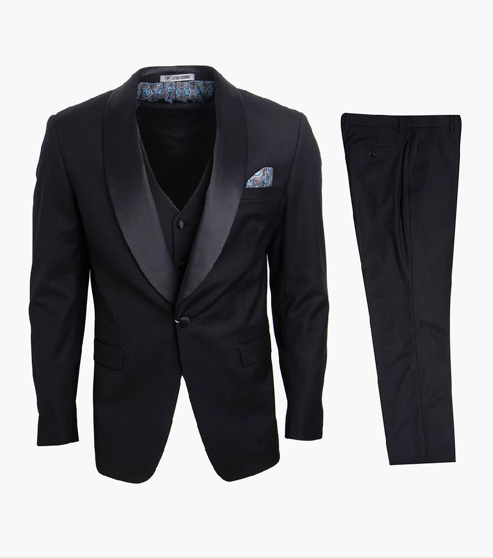Stacy Adams Calloway 3 Piece Vested Tux Men’s Suits