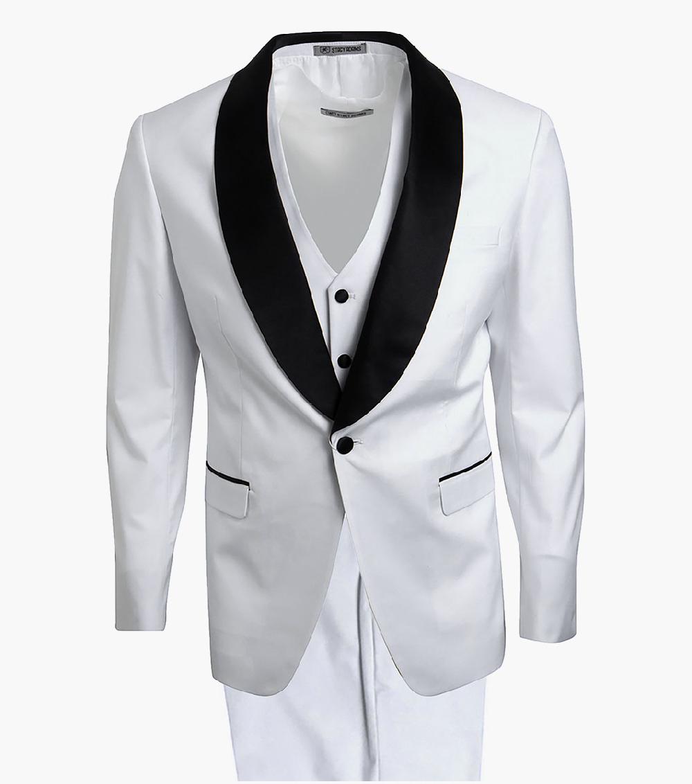 stacy adams Calloway 3 Piece Vested Tux Men’s Suits