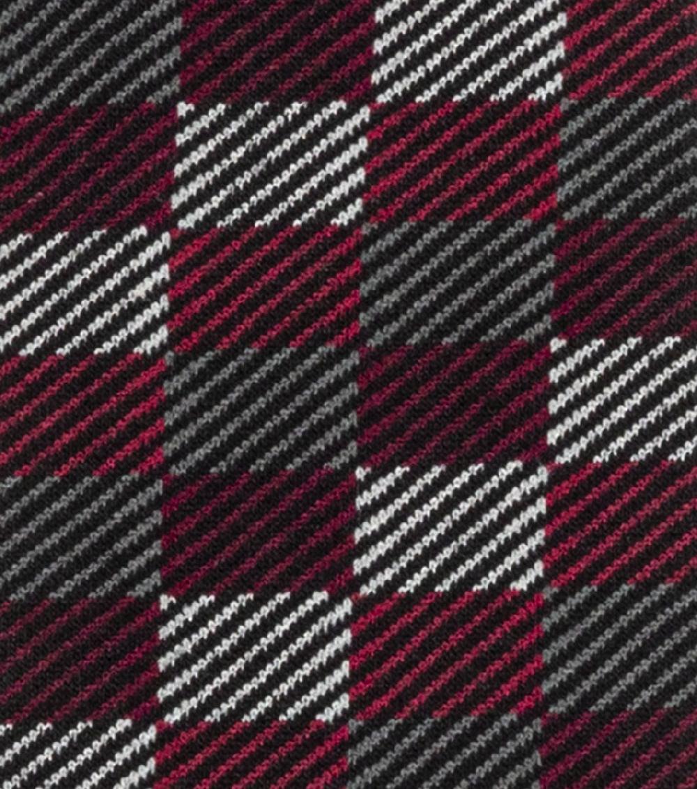 Stacy Adams Checked Herringbone Men's Crew Dress Sock Men’s Socks