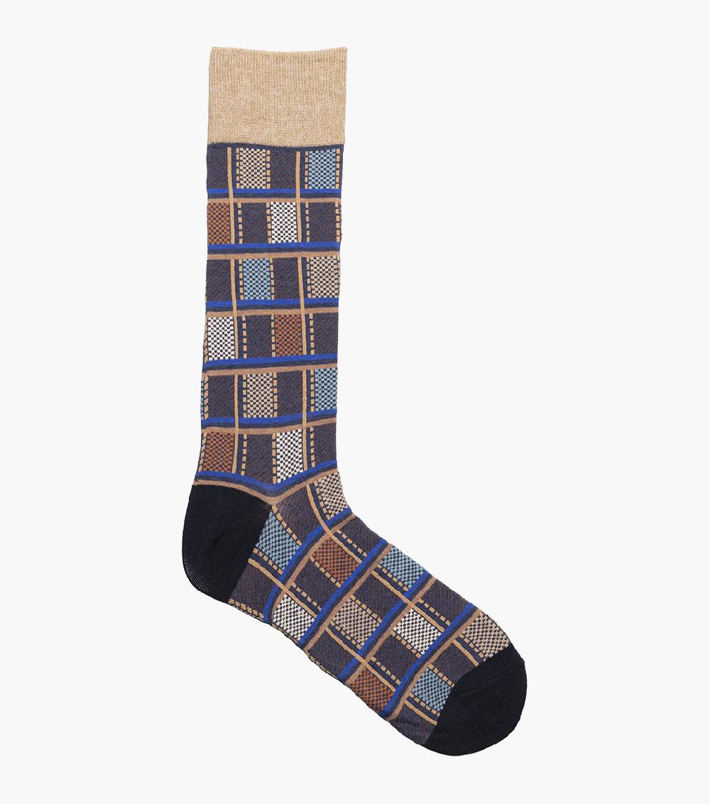 Stacy Adams Colorful Checks Men's Crew Dress Socks Men’s Socks