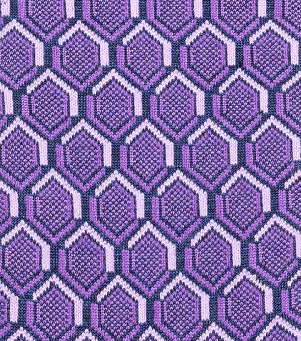 Stacy Adams Colorful Hexagons Men’s Crew Dress Sock Men’s Socks