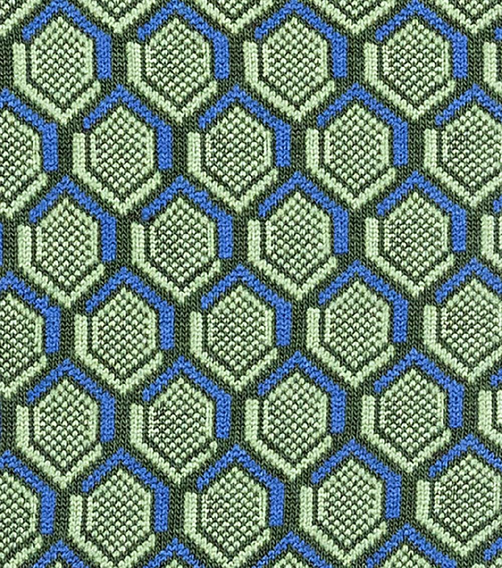 Stacy Adams Colorful Hexagons Men’s Crew Dress Sock Men’s Socks