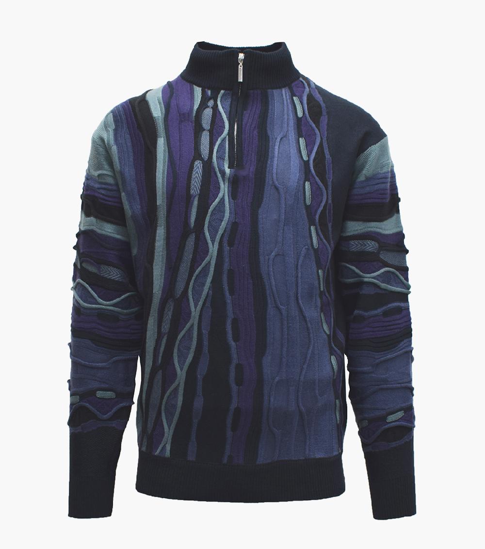 stacy adams Conrad Quarter Zip Sweater Men’s Casual Wear