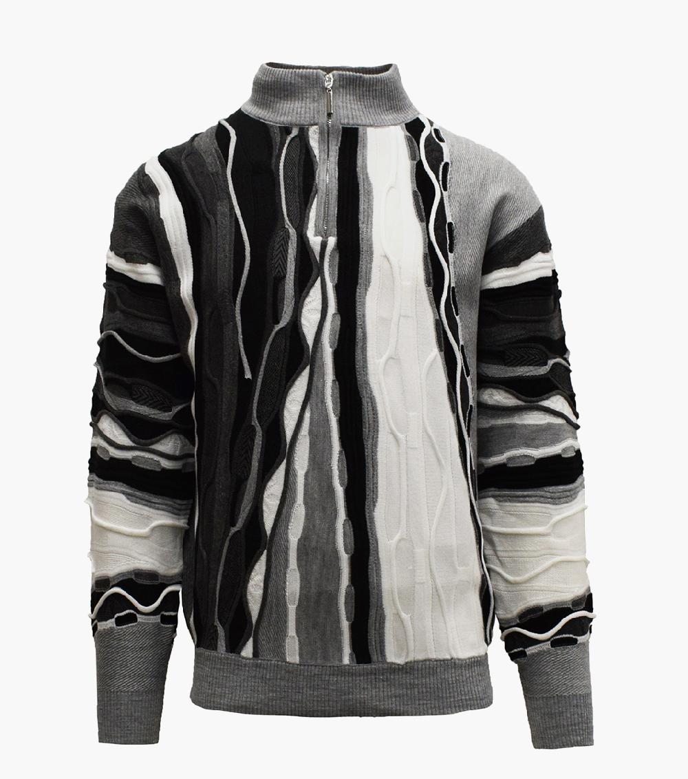 stacy adams Conrad Quarter Zip Sweater Men’s Casual Wear