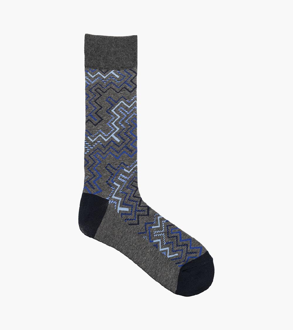 Stacy Adams Cool Lines Men's Crew Dress Sock Men’s Socks