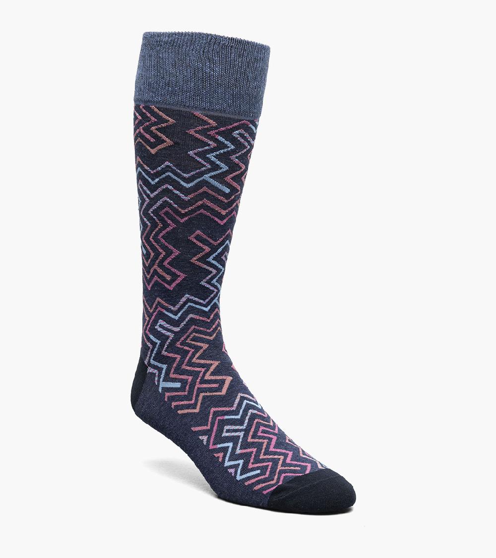 stacy adams Cool Lines Men's Crew Dress Sock Men’s Socks