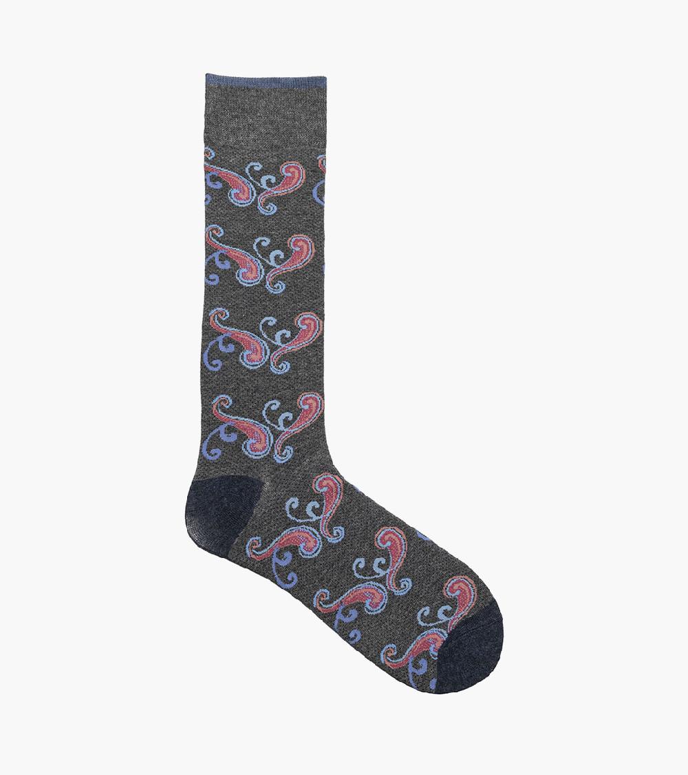 Stacy Adams Cool Paisley Men's Crew Dress Sock Men’s Socks