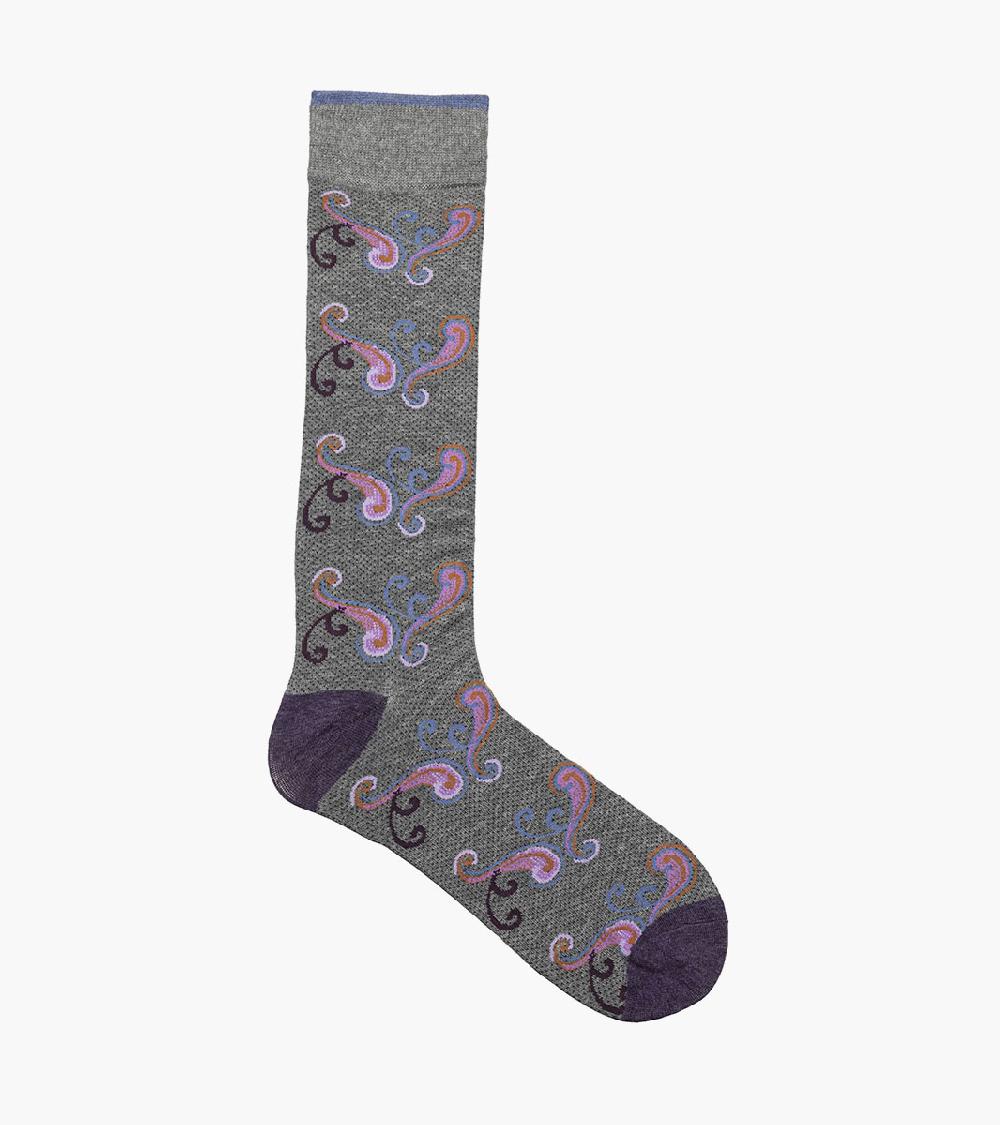 Stacy Adams Cool Paisley Men's Crew Dress Sock Men’s Socks
