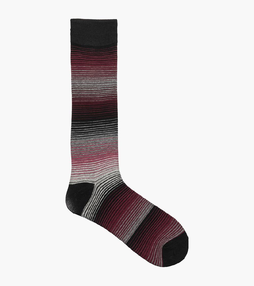 Stacy Adams Cool Stripe Men's Crew Dress Sock Men’s Socks