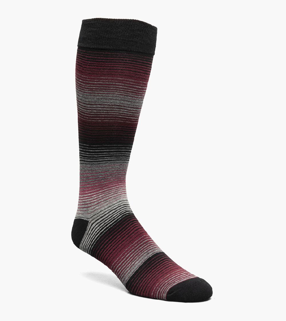 stacy adams Cool Stripe Men's Crew Dress Sock Men’s Socks