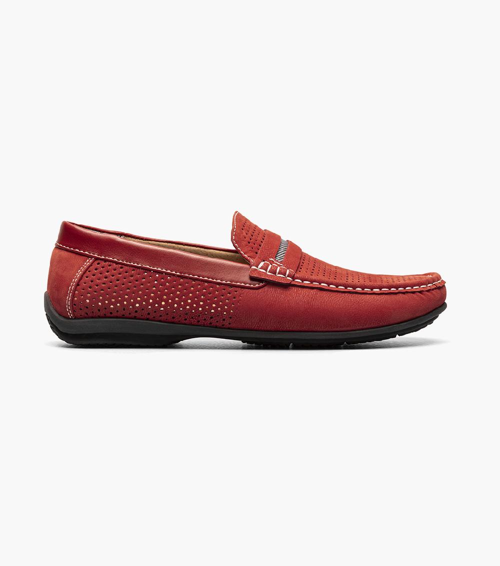 Stacy Adams Corby Moc Toe Saddle Slip On Men’s Casual Shoes