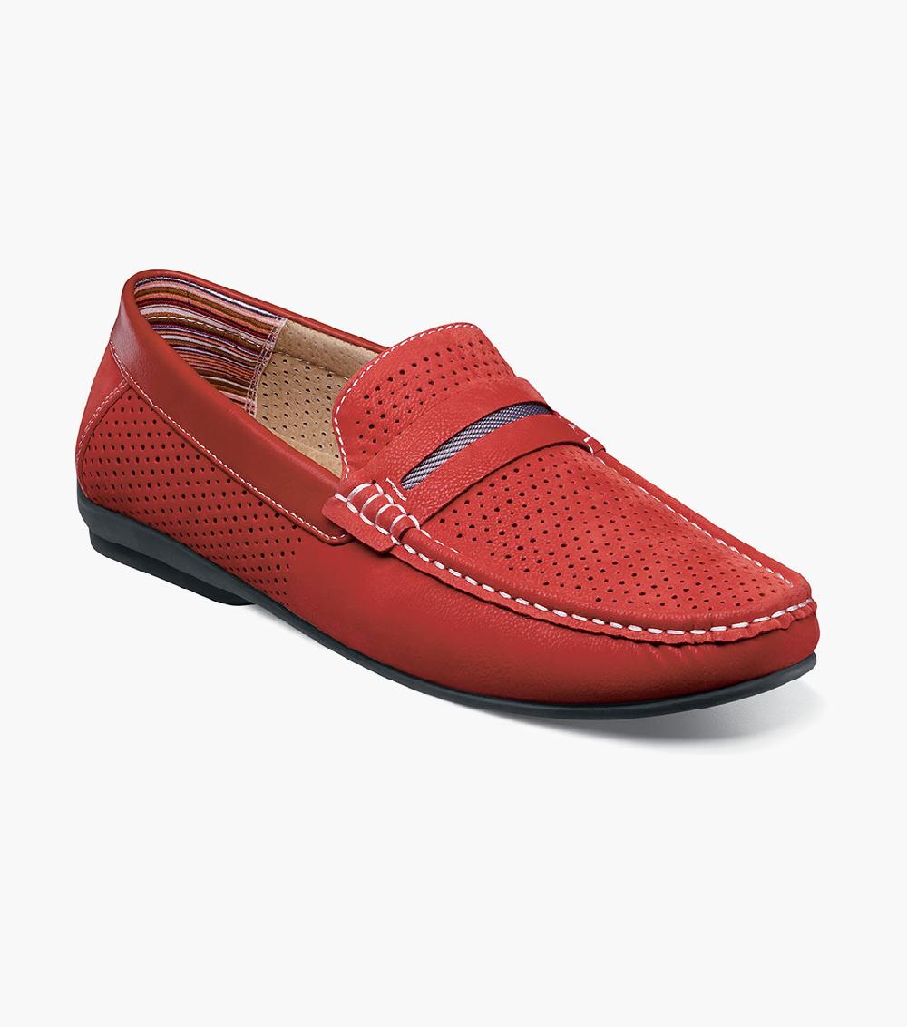 stacy adams Corby Moc Toe Saddle Slip On Men’s Casual Shoes