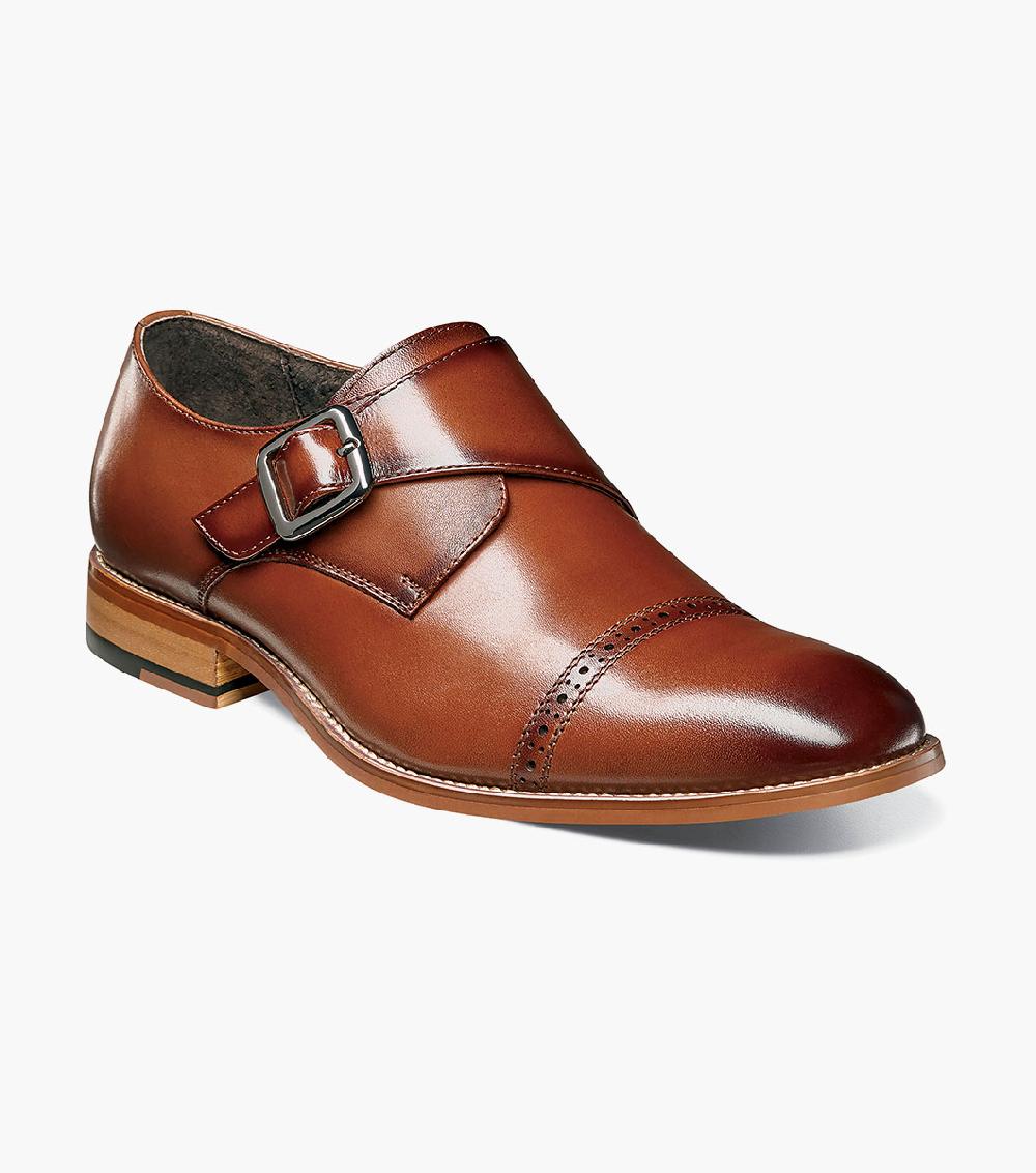 stacy adams Desmond Cap Toe Monk Strap Men’s Dress Shoes