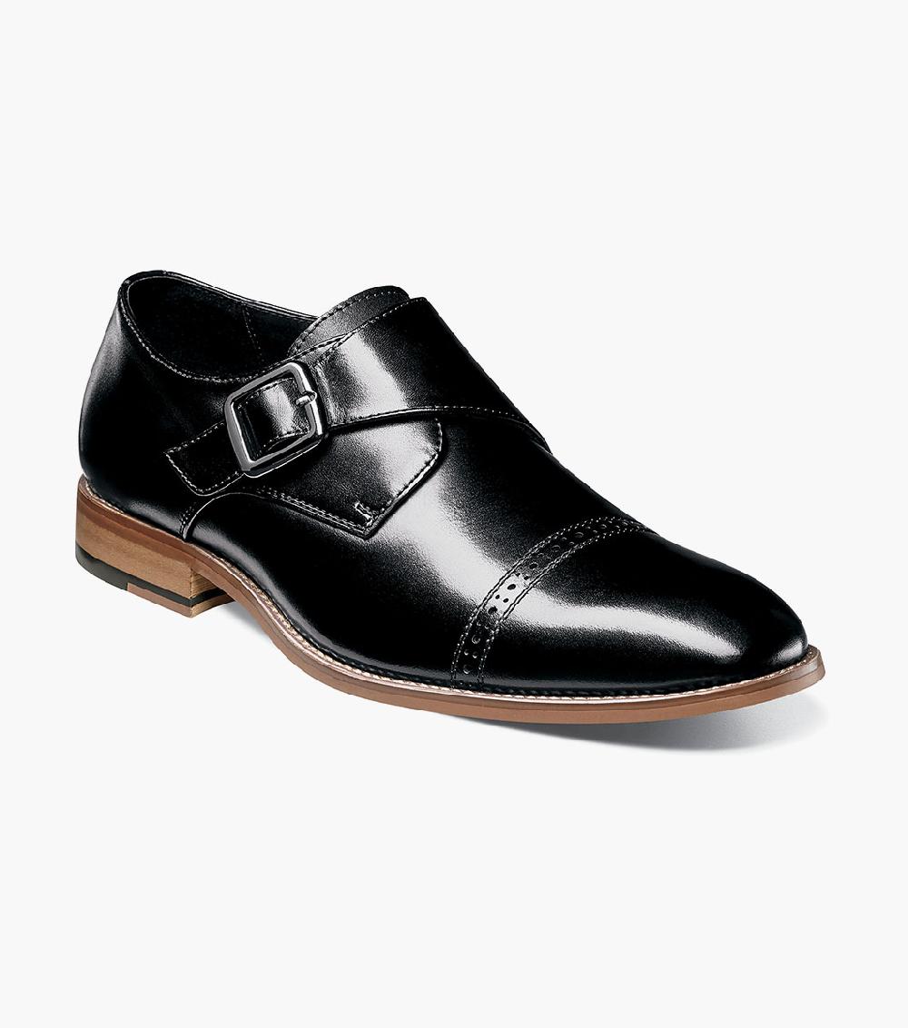 stacy adams Desmond Cap Toe Monk Strap Men’s Dress Shoes