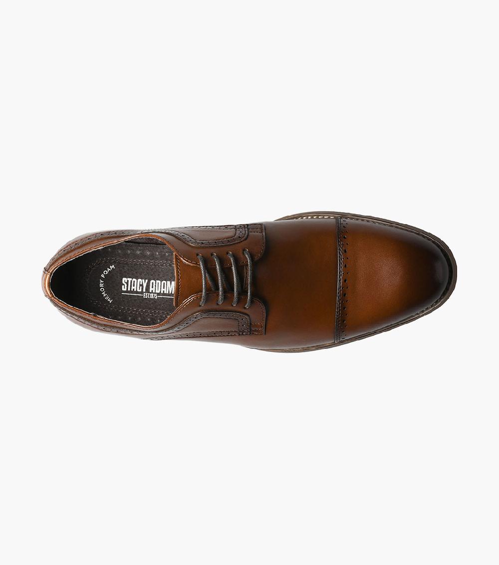 Stacy Adams Dickinson Cap Toe Oxford Men’s Dress Shoes