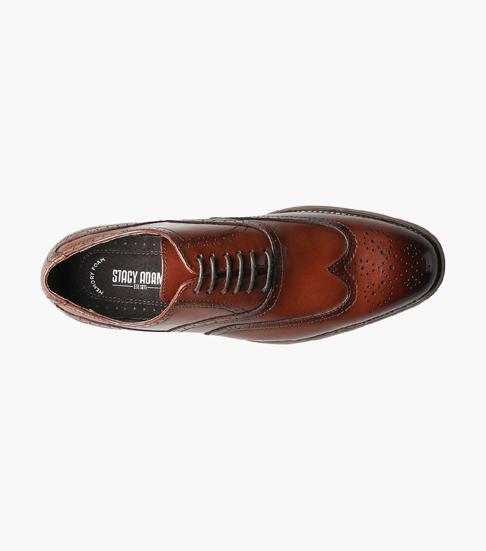 Stacy Adams Dunbar Wingtip Oxford Men’s Dress Shoes