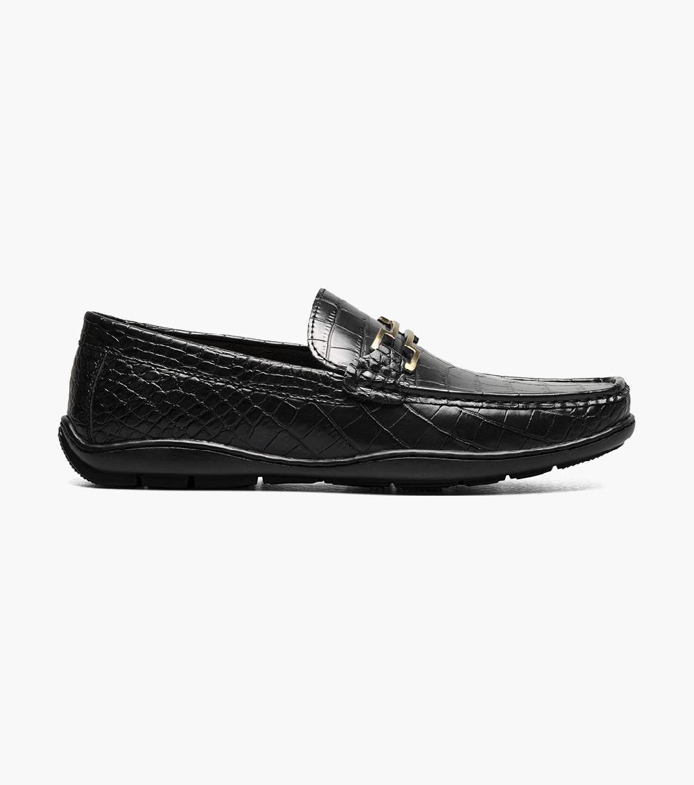 Stacy Adams Embrey Moc Toe Bit Slip On Men’s Dress Shoes