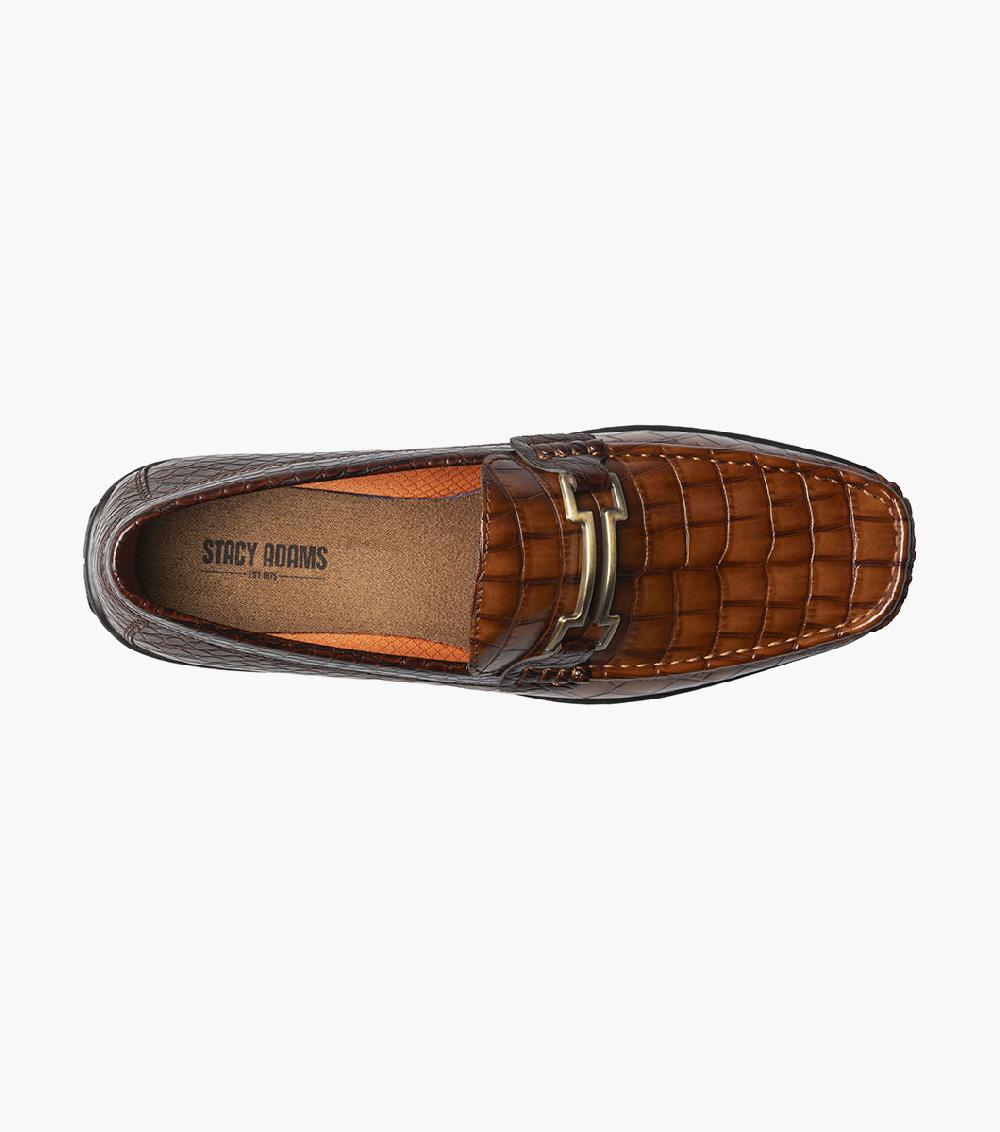 Stacy Adams Embrey Moc Toe Bit Slip On Men’s Dress Shoes