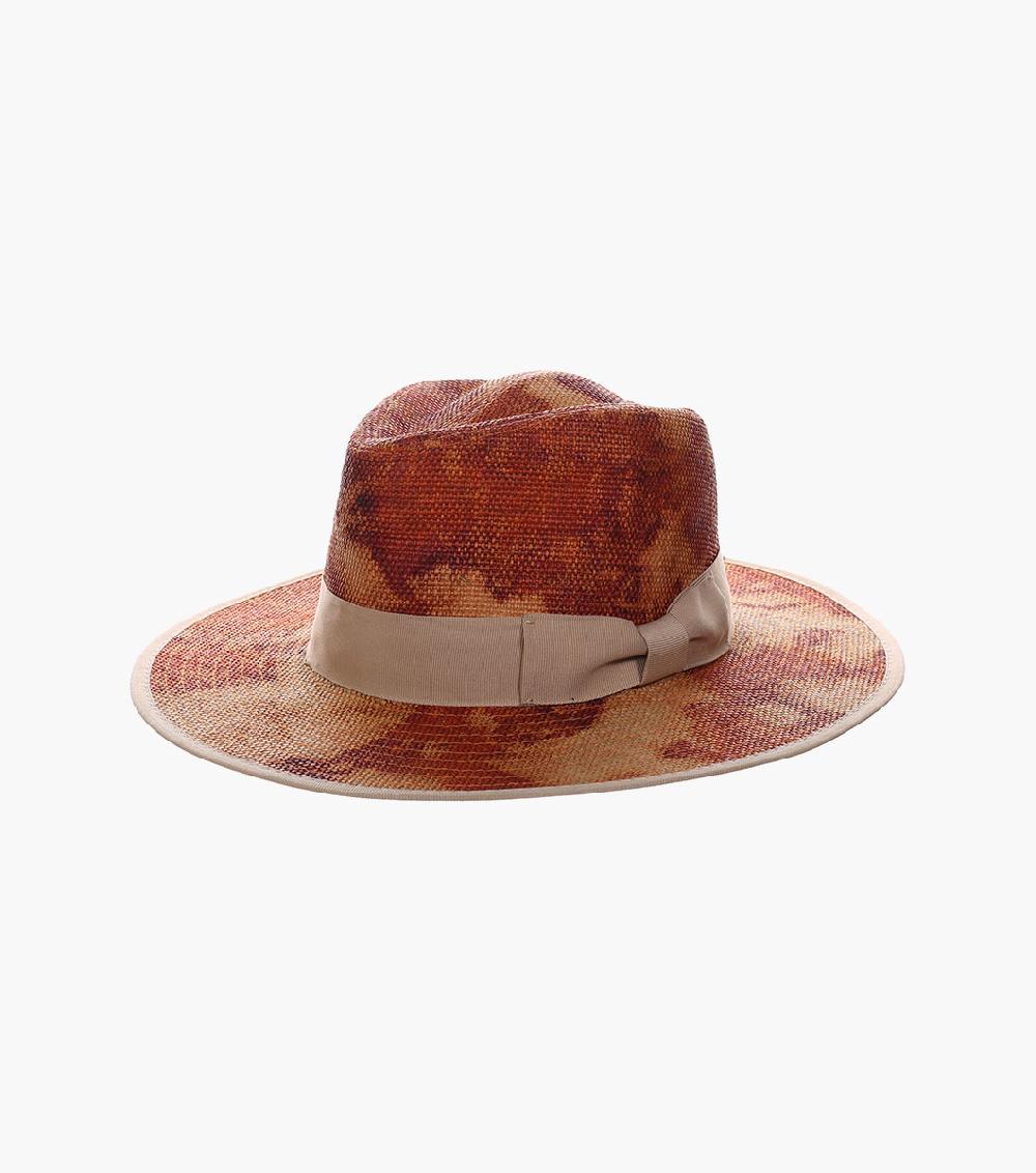 stacy adams Envoy Fedora Toyo Pinch Front Hat Men’s Hats