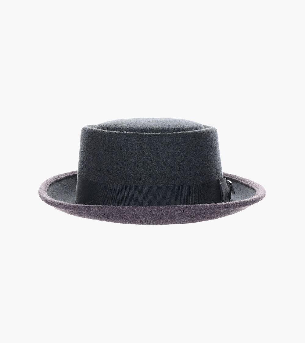 Stacy Adams Essex Pork Pie ProvatoKnit™ Flat Top Hat Men’s Hats