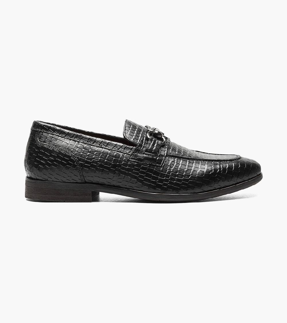 Stacy Adams Feronte Moc Toe Bit Slip On Men’s Dress Shoes
