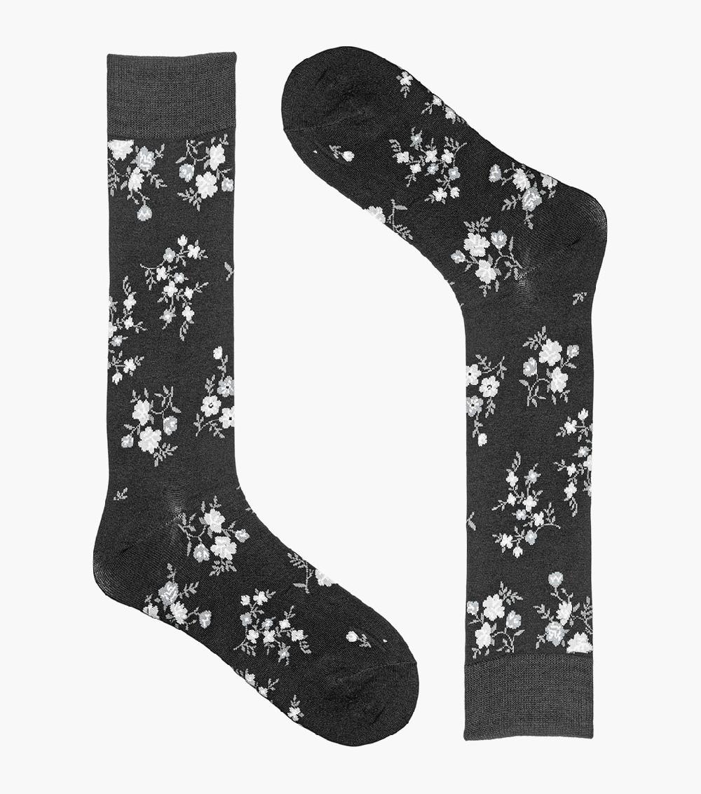 Stacy Adams Flowering Vine Men’s Crew Dress Sock Men’s Socks
