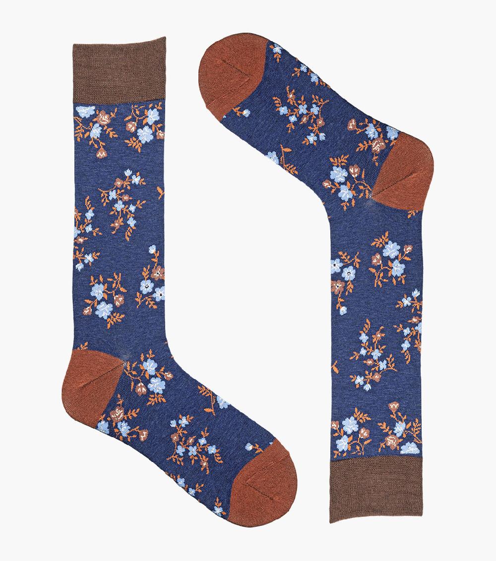 Stacy Adams Flowering Vine Men’s Crew Dress Sock Men’s Socks
