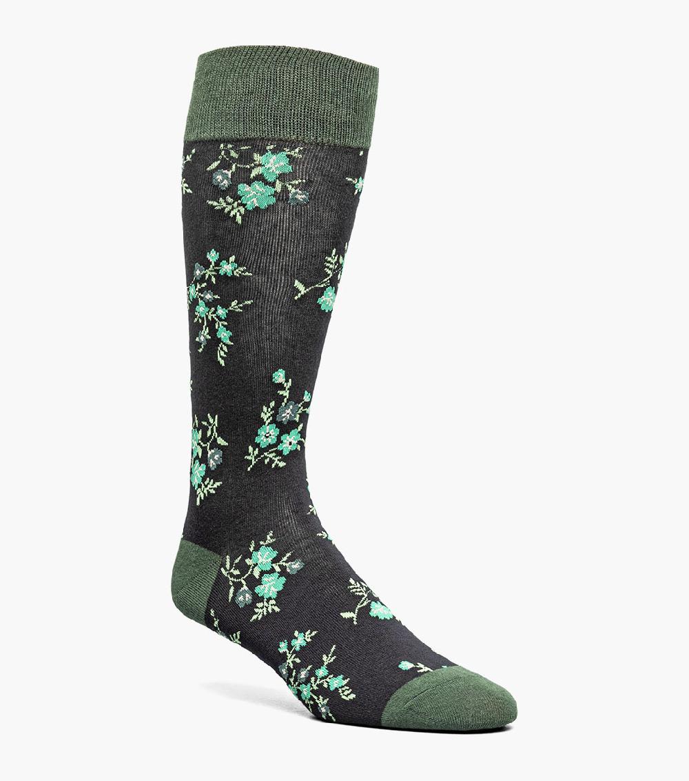 stacy adams Flowering Vine Men’s Crew Dress Sock Men’s Socks