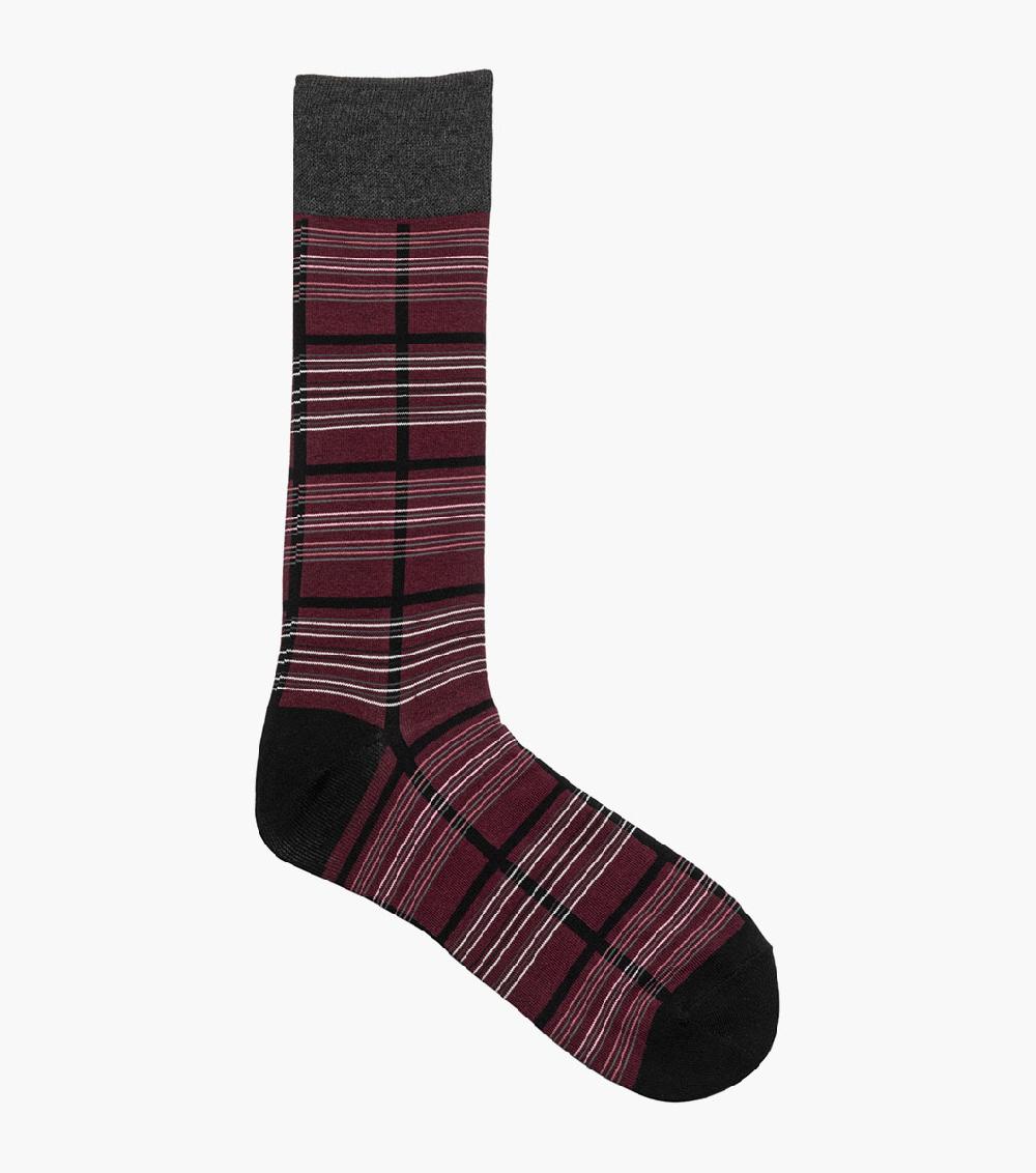 Stacy Adams Fun Stripes Men's Crew Dress Sock Men’s Socks
