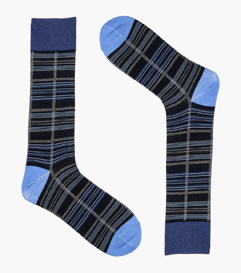 Stacy Adams Fun Stripes Men's Crew Dress Sock Men’s Socks