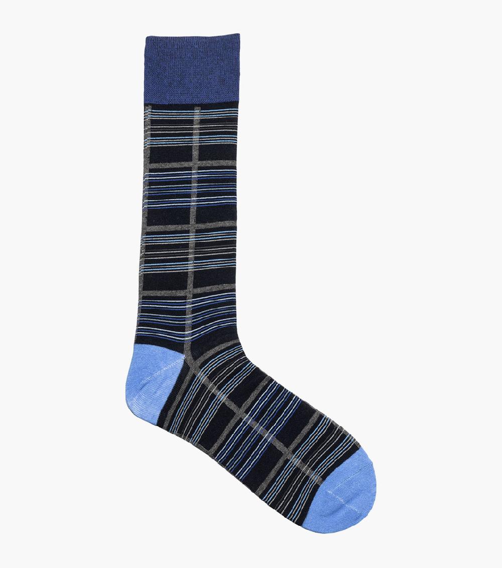 Stacy Adams Fun Stripes Men's Crew Dress Sock Men’s Socks