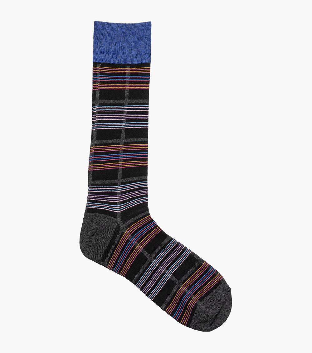 Stacy Adams Fun Stripes Men's Crew Dress Sock Men’s Socks