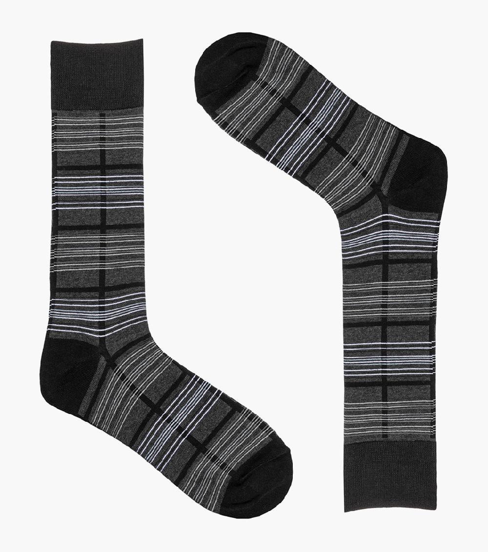 Stacy Adams Fun Stripes Men's Crew Dress Sock Men’s Socks