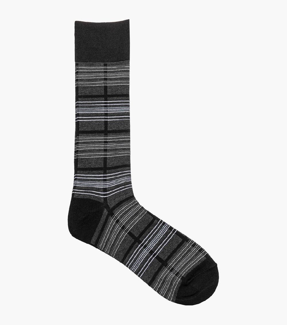 Stacy Adams Fun Stripes Men's Crew Dress Sock Men’s Socks