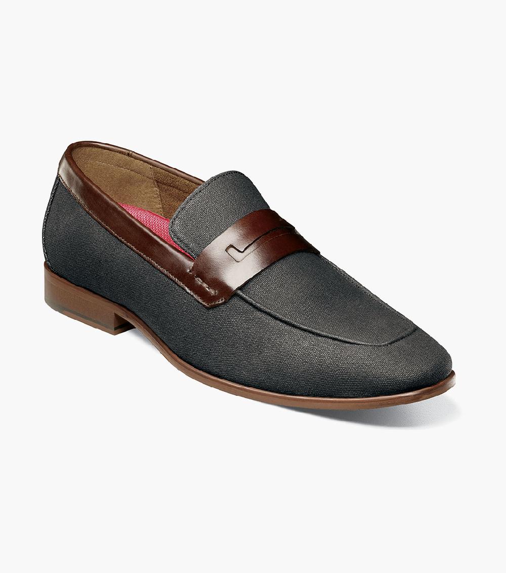 stacy adams Gill Moc Toe Saddle Slip On Men’s Dress Shoes