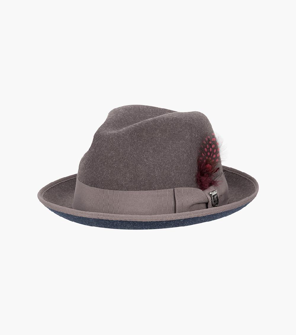 stacy adams GT Fedora ProvatoKnit™ Pinch Front Hat Men’s Hats