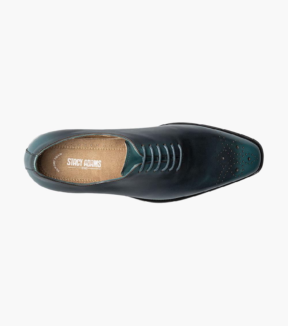 Stacy Adams Hallquist Plain Toe Oxford Color Story: Green
