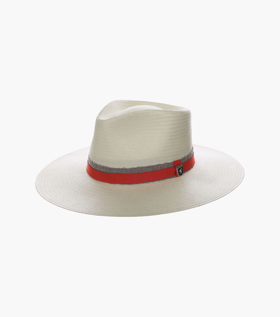 stacy adams Harlow Fedora Toyo Pinch Front Hat Men’s Hats