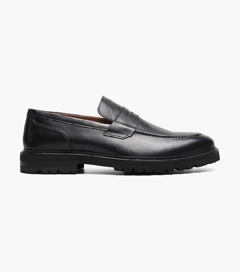Stacy Adams Hayes Moc Toe Penny Slip On Men’s Dress Shoes