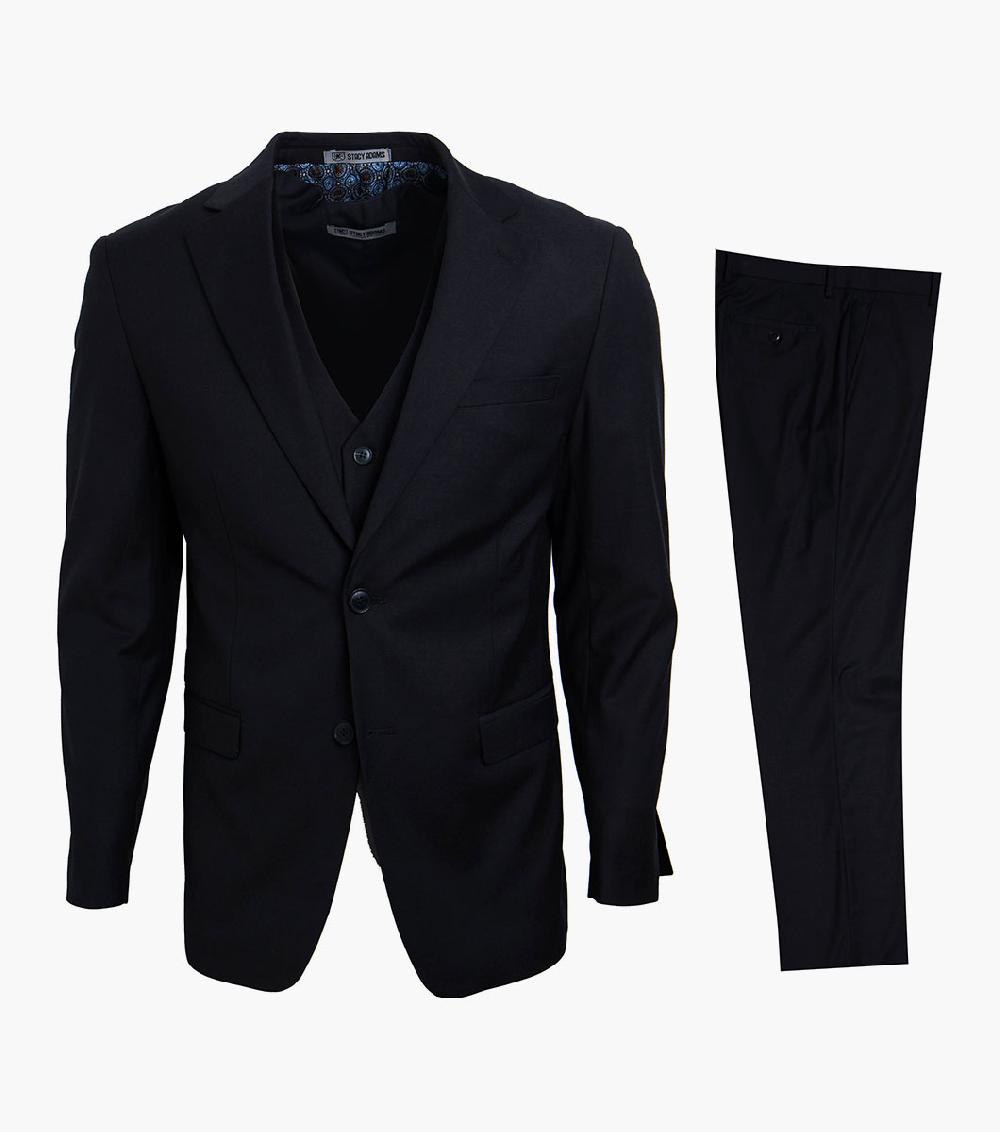 Stacy Adams Hoffman 3 Piece Vested Suit Men’s Suits