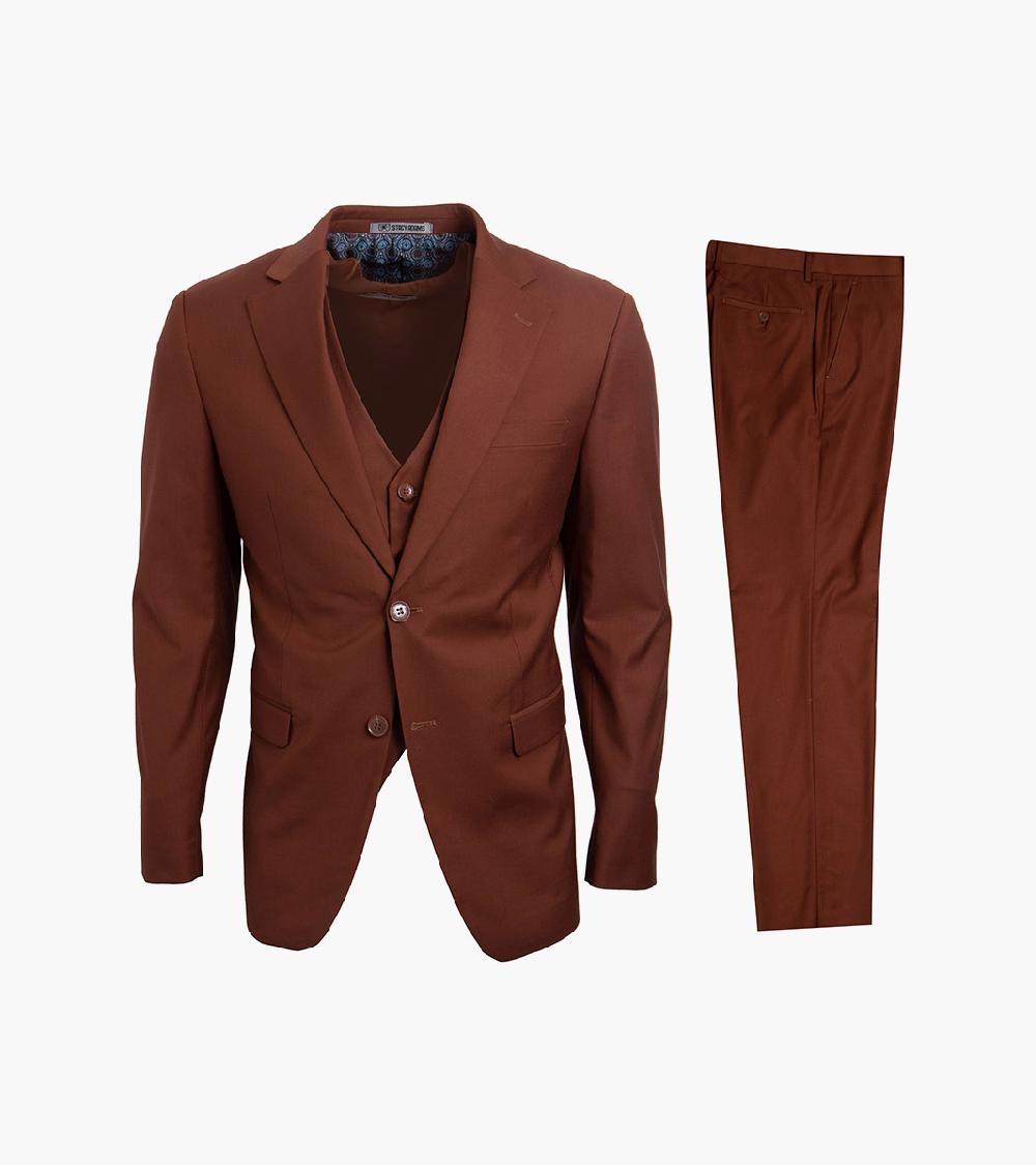 Stacy Adams Hoffman 3 Piece Vested Suit Men’s Suits