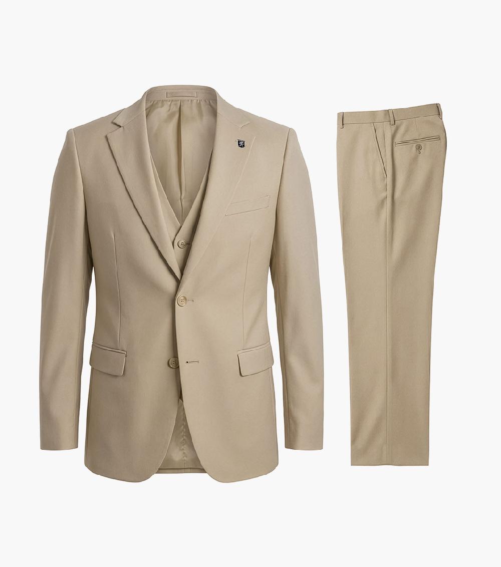 Stacy Adams Hoffman 3 Piece Vested Suit Men’s Suits