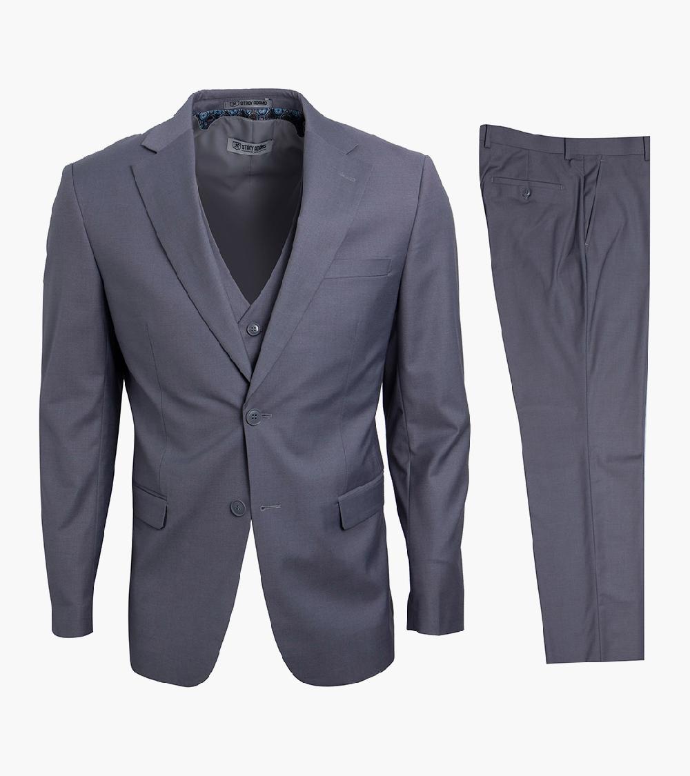 Stacy Adams Hoffman 3 Piece Vested Suit Men’s Suits