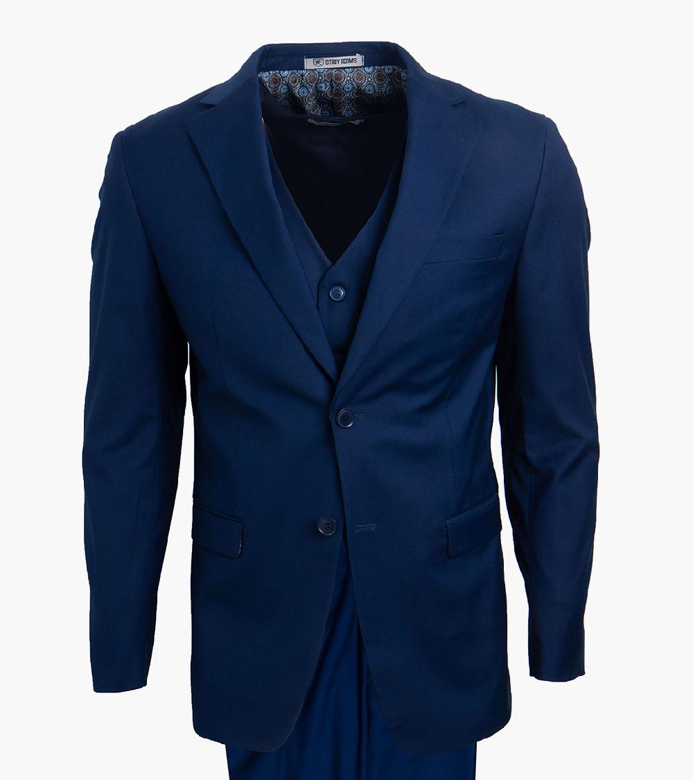 stacy adams Hoffman 3 Piece Vested Suit Men’s Suits