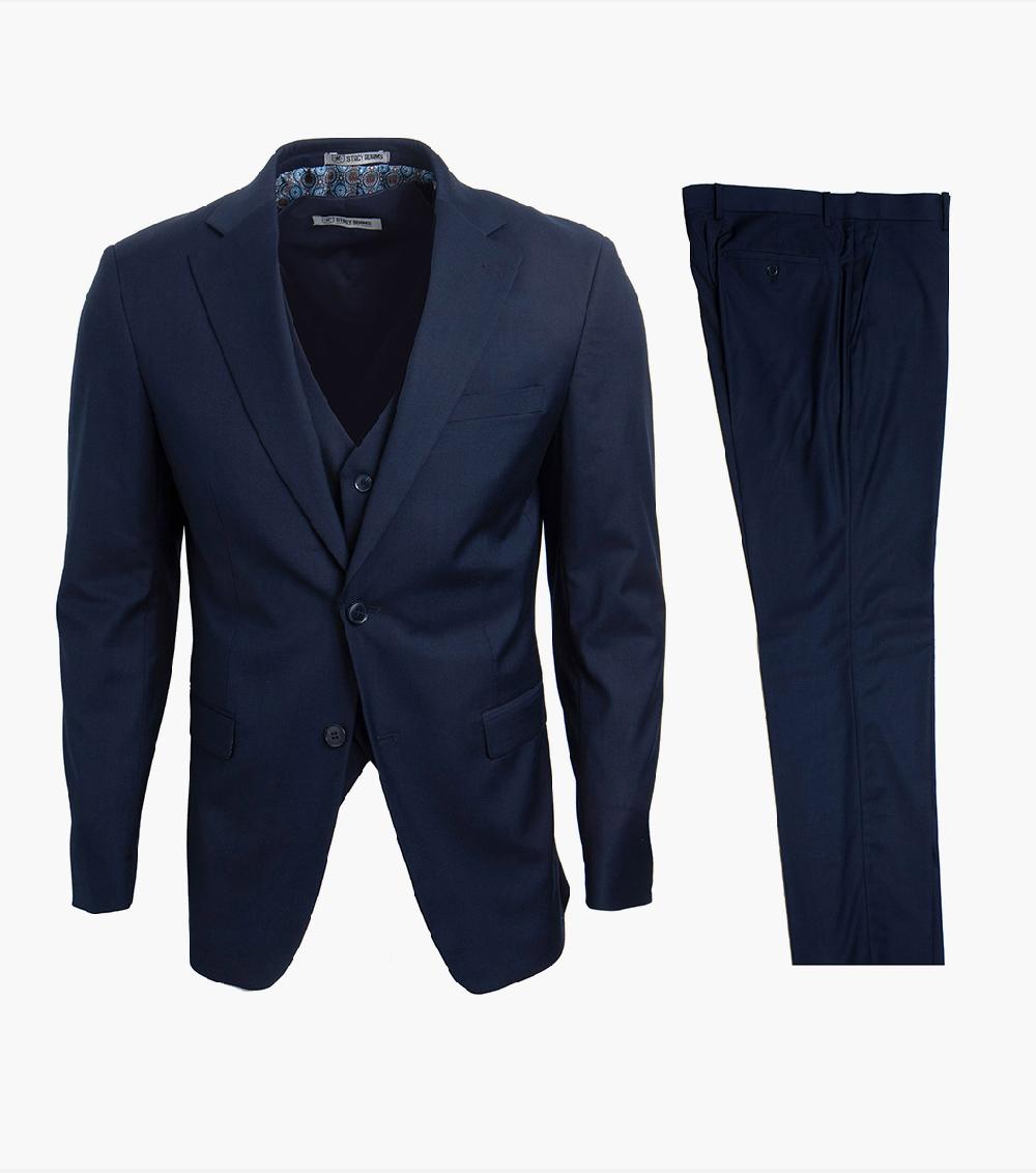Stacy Adams Hoffman 3 Piece Vested Suit Men’s Suits