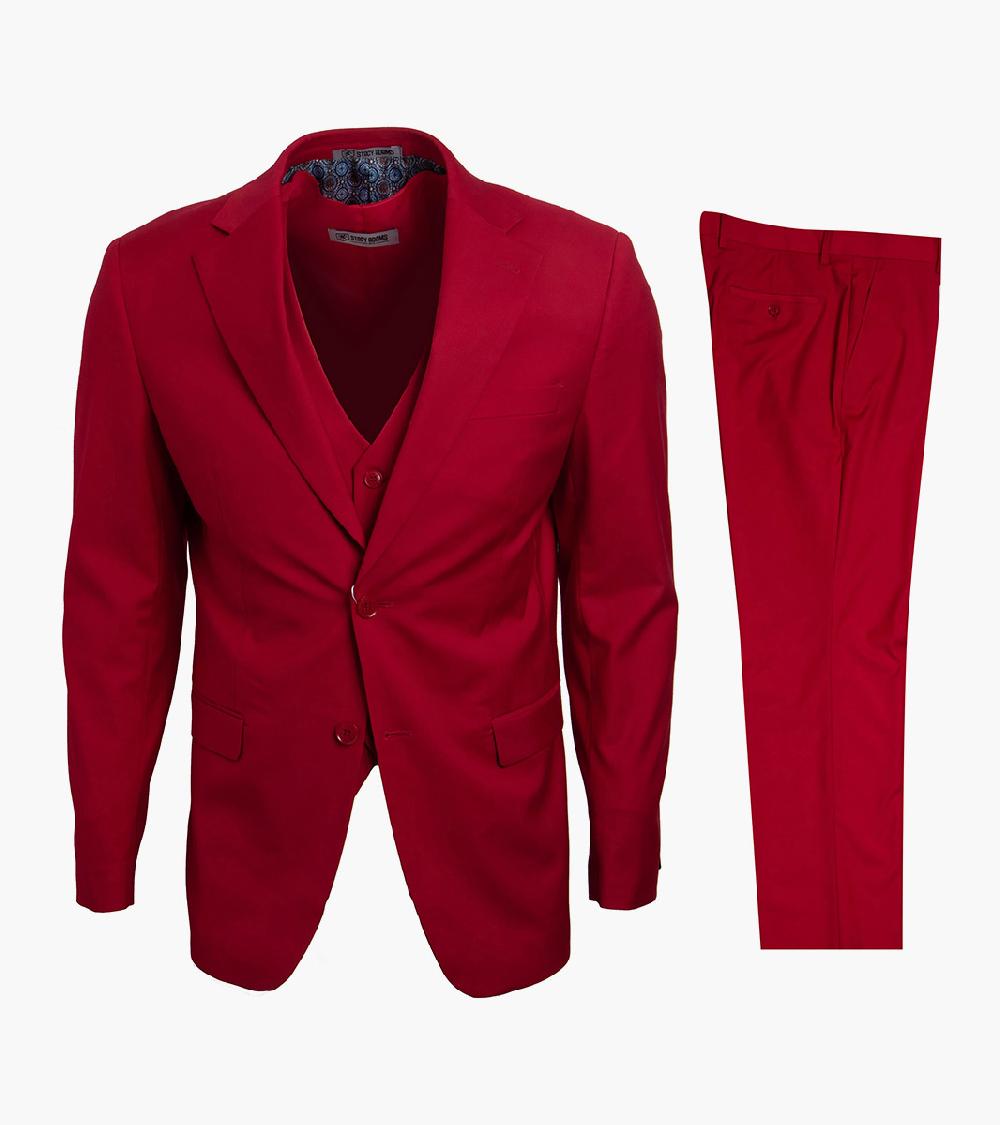 Stacy Adams Hoffman 3 Piece Vested Suit Men’s Suits