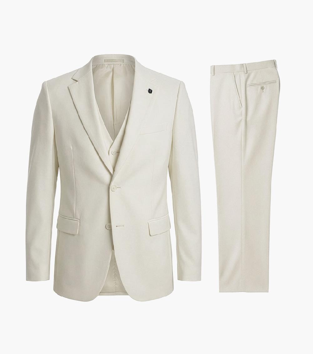 Stacy Adams Hoffman 3 Piece Vested Suit Men’s Suits