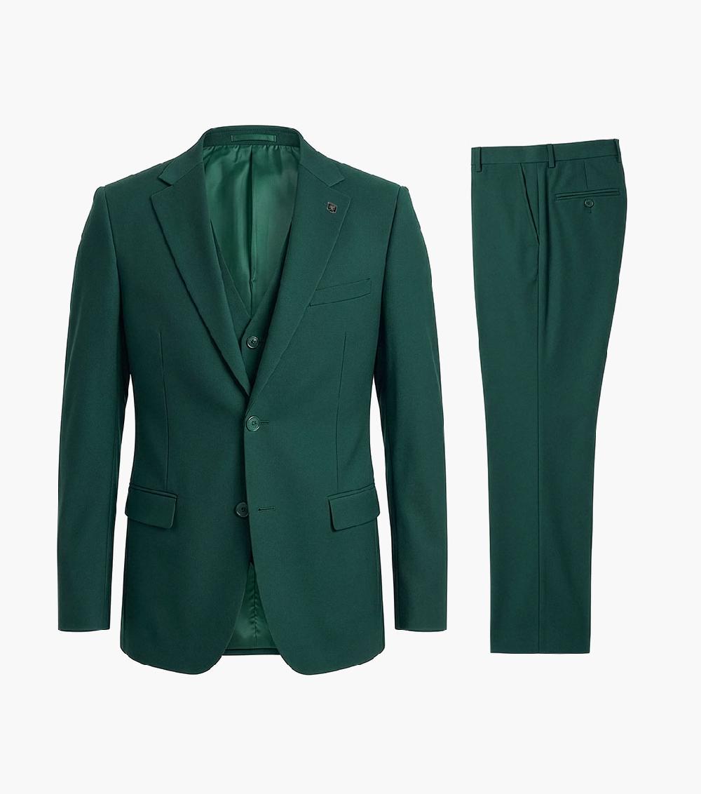 Stacy Adams Hoffman 3 Piece Vested Suit Men’s Suits