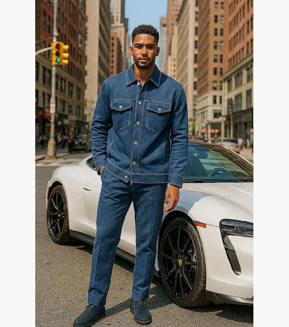 Stacy Adams Hugo Button Down Shirt Men’s Casual Wear