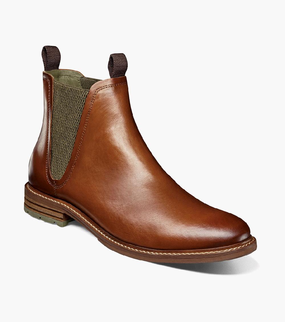 stacy adams Isaacson Plain Toe Chelsea Boot Men’s Boots